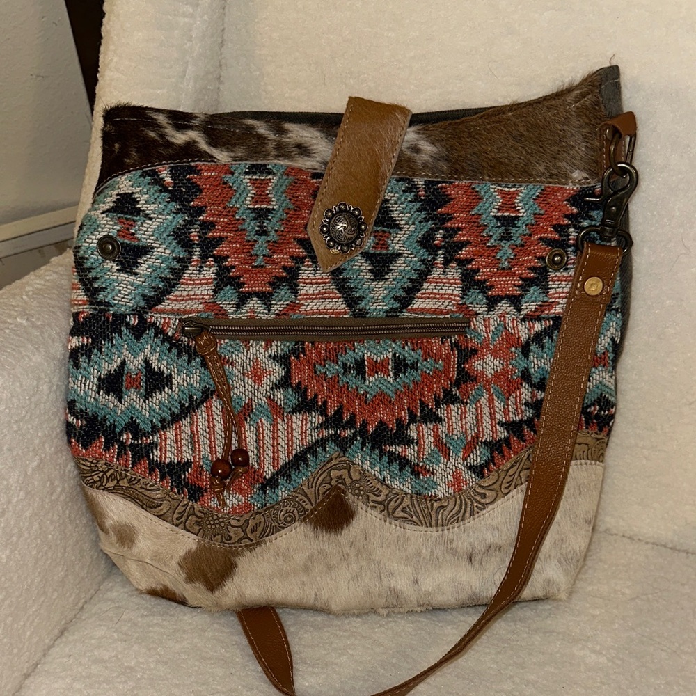 Bohemian Multicolor Patterned Shoulder Bag